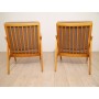 paire de fauteuils acajou