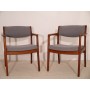 Paire de fauteuils scandinave design Erik Buch