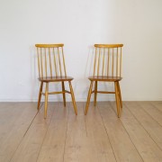 Chaises scandinaves type Fanett 1960