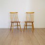 Chaises scandinaves type Fanett 1960