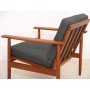 Fauteuil vintage danois en teck 1960