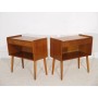 Paire de chevets vintage scandinave 1960