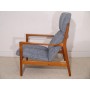 Fauteuil scandinave vintage en teck 1960