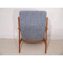 Fauteuil scandinave vintage en teck 1960