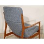 Fauteuil scandinave vintage en teck 1960