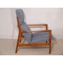 Fauteuil scandinave vintage en teck 1960