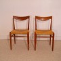 Chaises vintage "bambi" design Rastad&Relling Norvege 1960