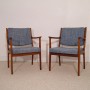 Paire de fauteuils vintage scandinave design de K.E Ekselius