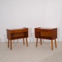 Paire de chevets vintage scandinave 1960