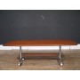 Table basse vintage scandinave teck et métal