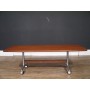 Table basse vintage scandinave teck et métal