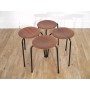 Serie de tabourets vintage tripode syle Jacobsen