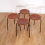 Serie de tabourets vintage tripode syle Jacobsen