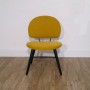 Chauffeuse vintage scandinave moutarde