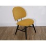 Chauffeuse vintage scandinave moutarde
