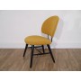 Chauffeuse vintage scandinave moutarde