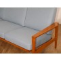 Canapé vintage scandinave Erick Wortz en chene