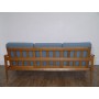 Canapé vintage scandinave Erick Wortz en chene