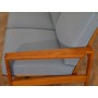 Canapé vintage scandinave Erick Wortz en chene