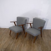 Paire de fauteuils vintage danois 1960