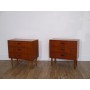 Paire de commode vintage scandinave en teck