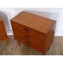 Paire de commode vintage scandinave en teck