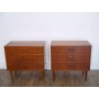 Paire de commode vintage scandinave en teck