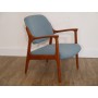 Fauteuil vintage scandinave en teck