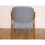 Fauteuil vintage scandinave en teck