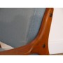 Fauteuil vintage scandinave en teck