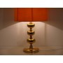 Lampe vintage scandinave en laiton 1970