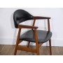 Fauteuil de bureau vintage danois en teck