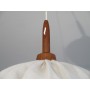 Suspension "Ballon" scandinave teck et tissu 