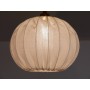 Suspension "Ballon" scandinave teck et tissu 