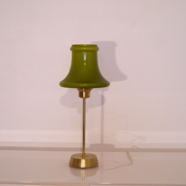 Petite lampe scandinave laiton et verre