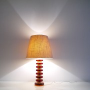 Lampe scandinave en laiton et verre de "Moller armaturer ekilstuna"