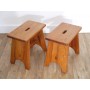 Paire de tabourets scandinave 1960