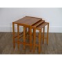 Tables gigogns vintage scandinave en teck 1960