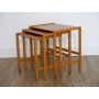 Tables gigogns vintage scandinave en teck 1960