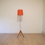 Lampadaire scandinave en teck