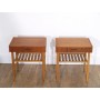 paire de chevets vintage scandinave en teck