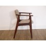 Fauteuil danois en teck de Arne Vodder 1960