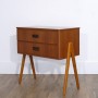 Petite commode scandinave en teck 1960