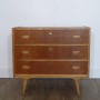 commode vintage scandinave en teck et chene 