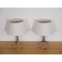 Paire de lampes vintage en métal 1970