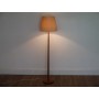 Lampadaire vintage scandinave en bois 1960