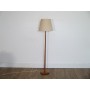 Lampadaire vintage scandinave en bois 1960