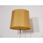 Lampadaire vintage scandinave en teck et laiton