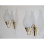 Paire d'appliques vintage scandinave de Falkenberg Belysning 1970