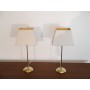 Paire de lampes vintage scandinave en laiton de Gemi 1970